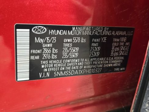 Used 2023 Hyundai Santa Fe Limited w/ Cargo Package AWD/4WD image 35