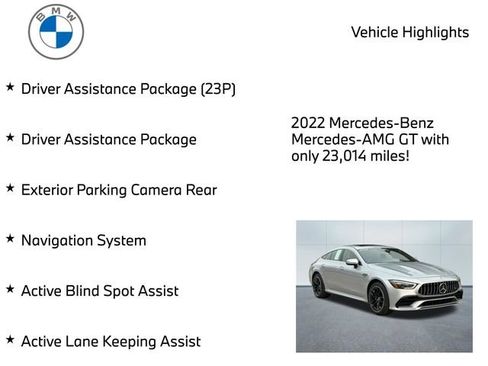Used 2022 Mercedes-Benz AMG GT 43 w/ Driver Assistance Package image 9