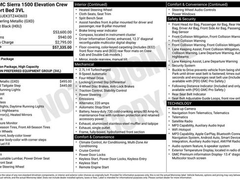 New 2026 GMC Sierra 1500 Elevation AWD/4WD image 6