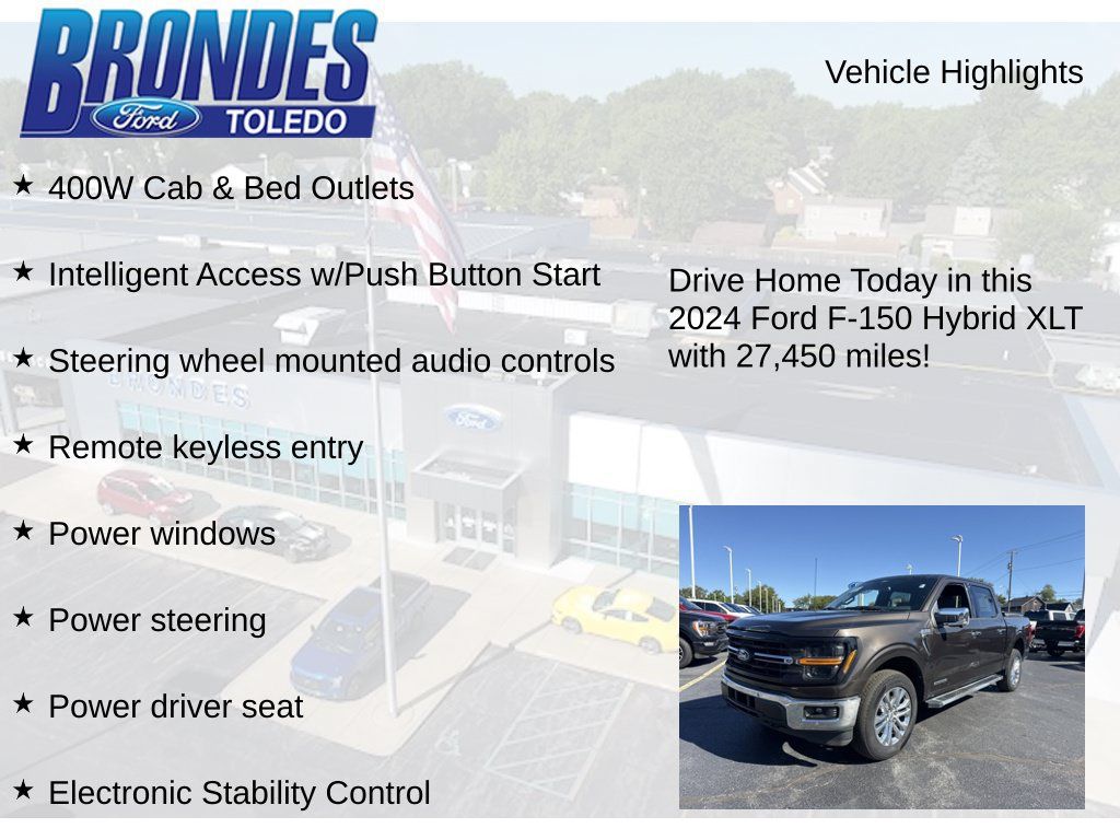 Used 2024 Ford F150 XLT w/ Equipment Group 302A MID AWD/4WD image 22