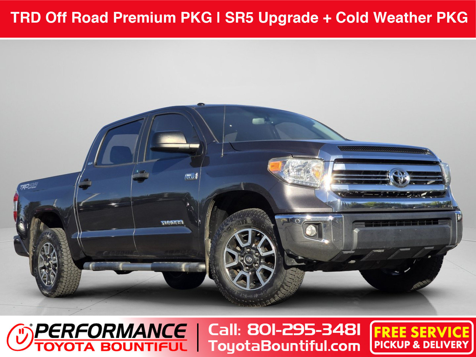 Used 2017 Toyota Tundra SR5 w/ TRD Off Road Package AWD/4WD image 1
