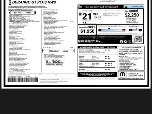 Used 2020 Dodge Durango GT image 32