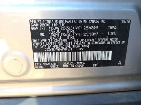 Used 2021 Toyota RAV4 XLE image 12