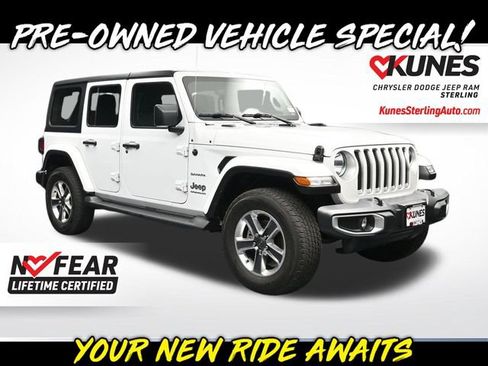 Used 2023 Jeep Wrangler Unlimited Sahara w/ Cold Weather Group AWD/4WD image 1