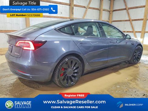 Used 2022 Tesla Model 3 Performance AWD/4WD image 4