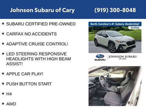 Certified 2025 Subaru Crosstrek 2.0i Premium w/ Convenience Package #2 image 6