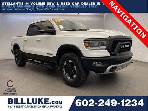 Certified 2022 RAM 1500 Rebel w/ Rebel Level 2 Equipment Group image 1
