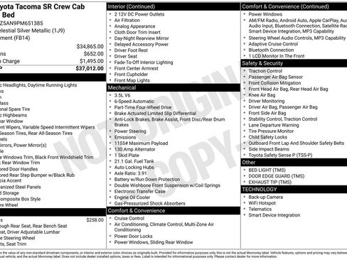 Used 2023 Toyota Tacoma SR AWD/4WD image 26