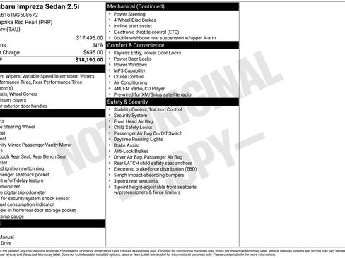 Used 2009 Subaru Impreza 2.5i image 14