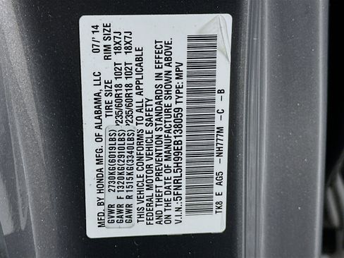 Used 2014 Honda Odyssey Touring image 12