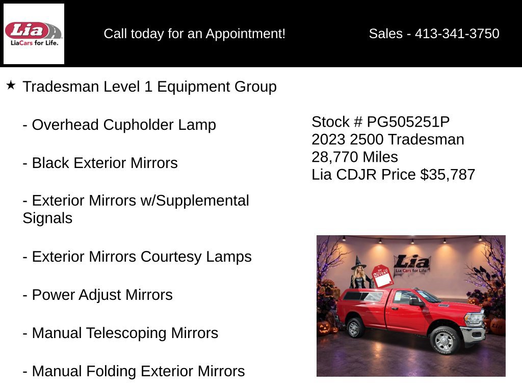 Certified 2023 RAM 2500 Tradesman AWD/4WD image 11