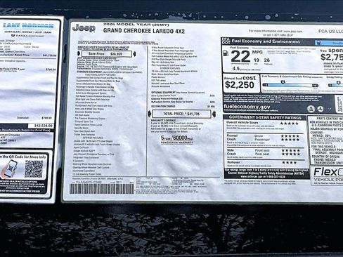 New 2026 Jeep Grand Cherokee Laredo RWD image 36