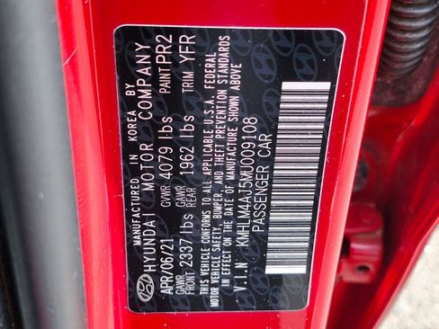 Used 2021 Hyundai Elantra Blue image 33