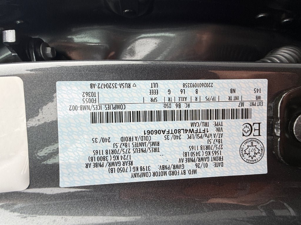 Used 2026 Ford F150 Tremor w/ Equipment Group 402B MID AWD/4WD image 37