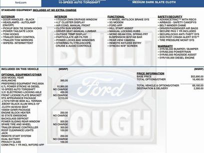 New 2026 Ford F250 XL w/ STX Appearance Package