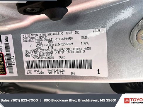 New 2026 Toyota Tundra Limited AWD/4WD image 7