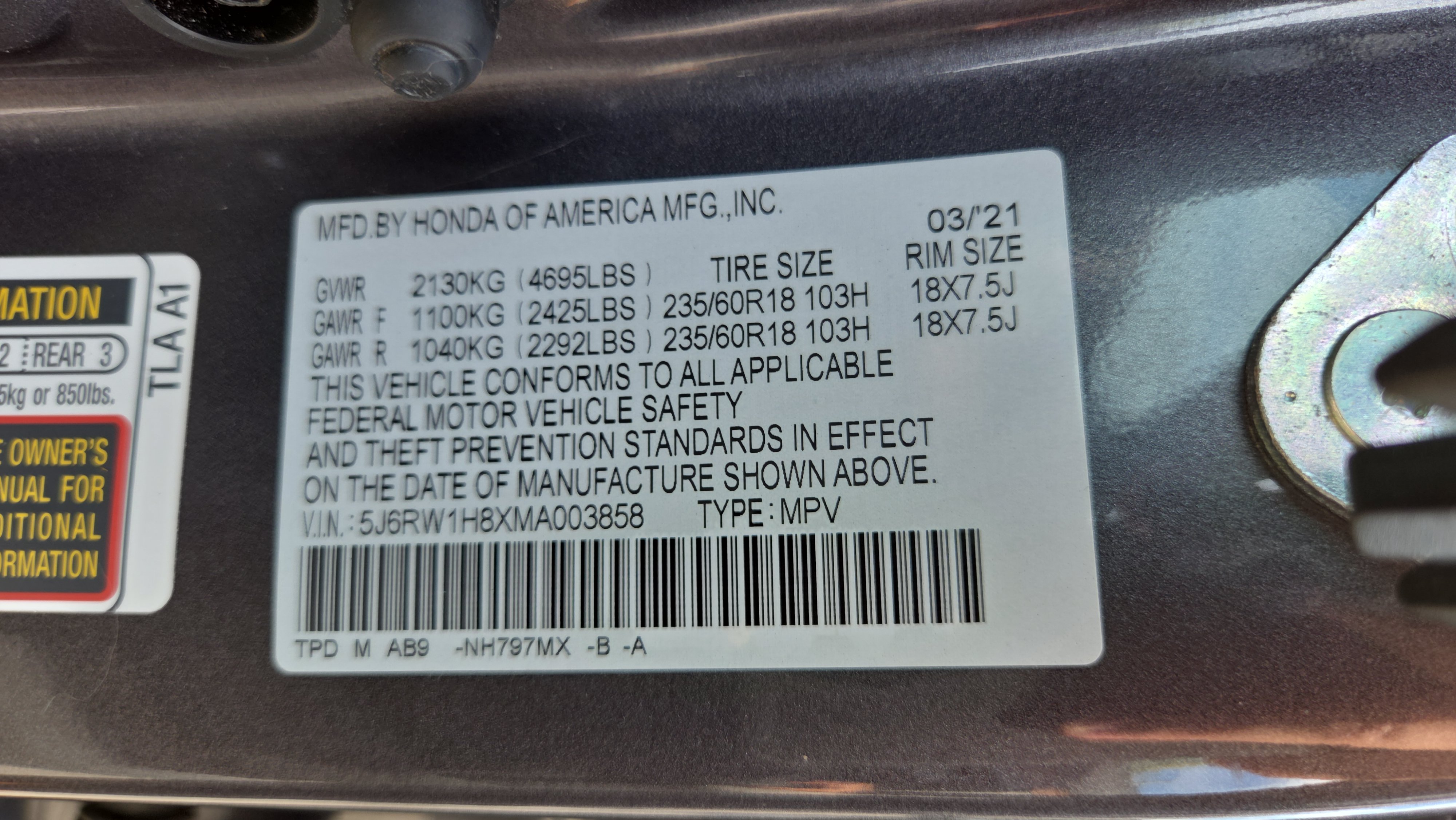 Used 2021 Honda CR-V EX-L image 21
