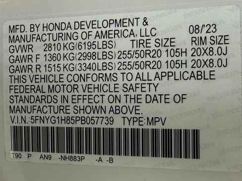 Used 2023 Honda Pilot Elite image 50