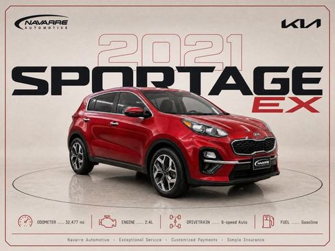 Used 2021 Kia Sportage EX FWD image 1