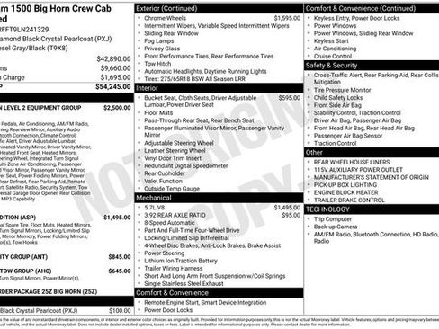 Used 2020 RAM 1500 Big Horn AWD/4WD image 2