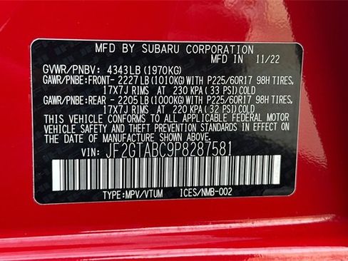 Certified 2023 Subaru Crosstrek 2.0i image 31