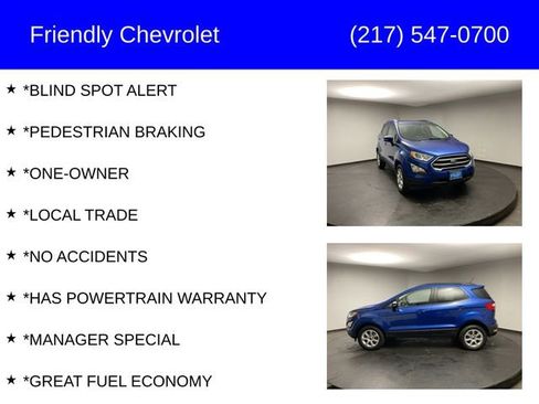 Used 2021 Ford EcoSport SE w/ SE Convenience Package image 6
