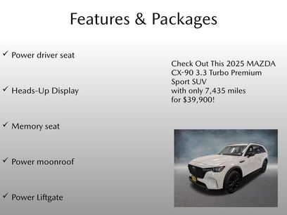 Certified 2025 MAZDA CX-90 3.3 Turbo w/ Premium Sport Pkg