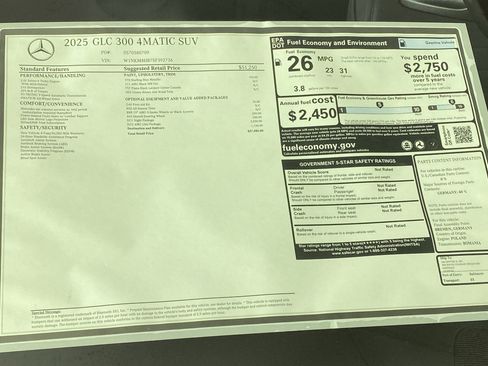 Certified 2025 Mercedes-Benz GLC 300 4MATIC image 30