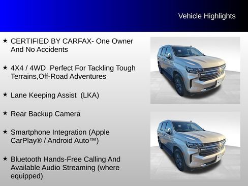 Used 2021 Chevrolet Tahoe LT w/ Luxury Package image 4