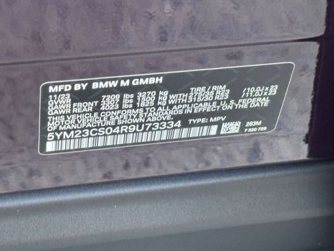 Used 2024 BMW XM AWD/4WD image 54