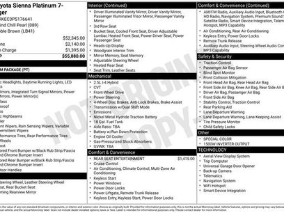 Used 2023 Toyota Sienna Platinum