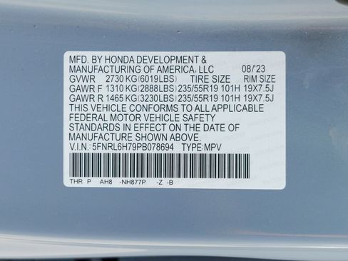 Used 2023 Honda Odyssey Sport image 58