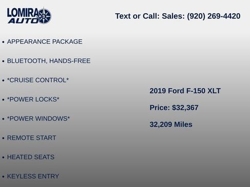 Used 2019 Ford F150 XLT w/ Equipment Group 302A Luxury AWD/4WD image 10
