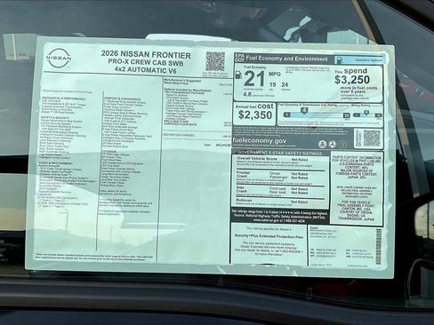 New 2026 Nissan Frontier Pro-X w/ Pro-X Convenience Package image 18