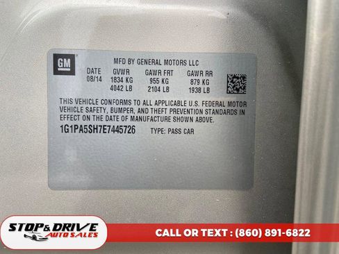 Used 2014 Chevrolet Cruze LS image 19