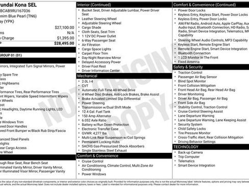 Used 2024 Hyundai Kona SEL image 2