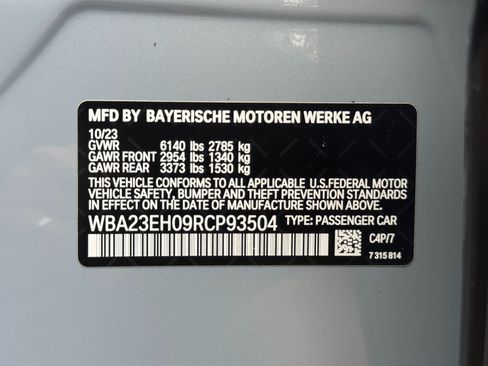 Used 2024 BMW 740i w/ M Sport Professional Package RWD image 51
