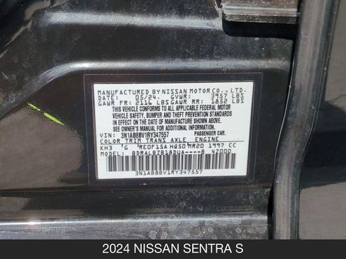 Certified 2024 Nissan Sentra S FWD image 25