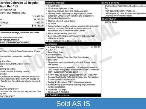Used 2006 Chevrolet Colorado LS RWD image 27
