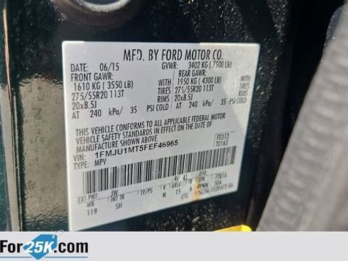 Used 2015 Ford Expedition Platinum AWD/4WD image 31