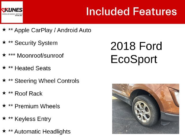 Used 2018 Ford EcoSport SE AWD/4WD image 4