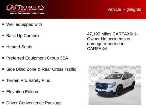 Used 2023 GMC Terrain SLE w/ Driver Convenience Package AWD/4WD image 6