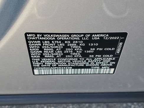 Certified 2023 Volkswagen Atlas SE FWD image 31