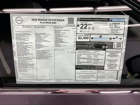 New 2025 Nissan Pathfinder Platinum w/ Lighting Package (N93) image 40