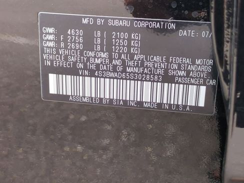 New 2025 Subaru Legacy Premium image 32