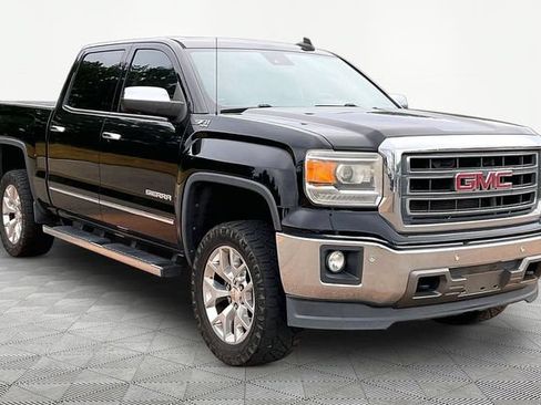 Used 2015 GMC Sierra 1500 SLT w/ SLT Crew Cab Value Package AWD/4WD image 1