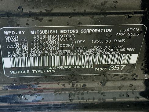 Used 2025 Mitsubishi Outlander Sport ES image 12