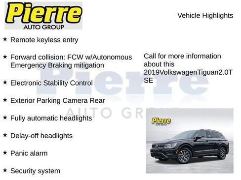 Used 2019 Volkswagen Tiguan SE w/ Panoramic Sunroof Package AWD/4WD image 14