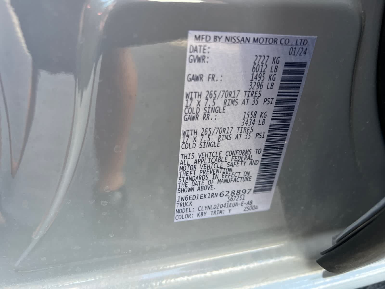 Certified 2024 Nissan Frontier PRO-4X w/ Pro Premium Package AWD/4WD image 16
