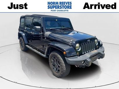 Used 2016 Jeep Wrangler Unlimited Sahara